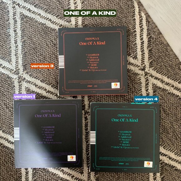 MONSTA X 'One Of A Kind' Album (VER. 1, 3, 4) - Picture 2 of 2